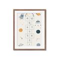 Picture of Space Numbers _GroupedProduct_Rectangle_Portrait_Mini_ _GroupedProduct_Rectangle_Portrait_Framed_Matted_