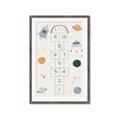 Picture of Space Numbers _GroupedProduct_Rectangle_Portrait_Mini_ _GroupedProduct_Rectangle_Portrait_Framed_Matted_