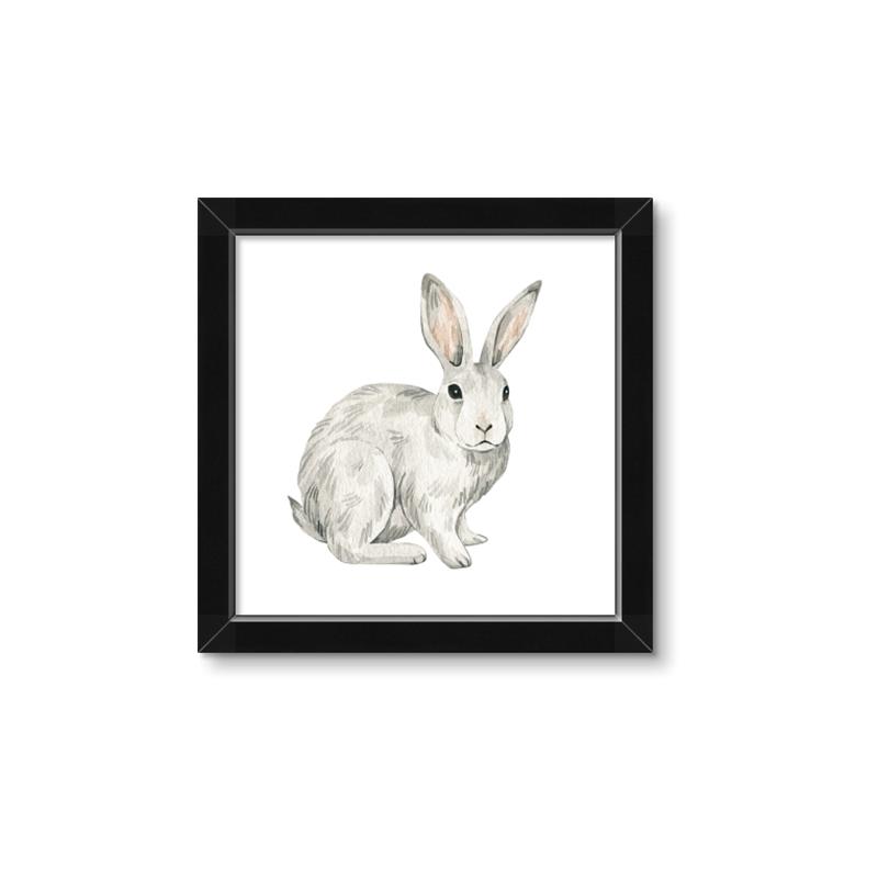 Picture of Forest Bunny _GroupedProduct_Square_Mini_ _GroupedProduct_Square_Framed_Matted_
