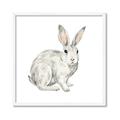 Picture of Forest Bunny _GroupedProduct_Square_Mini_ _GroupedProduct_Square_Framed_Matted_