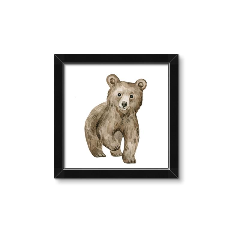Picture of Forest Bear _GroupedProduct_Square_Mini_ _GroupedProduct_Square_Framed_Matted_