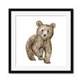 Picture of Forest Bear _GroupedProduct_Square_Mini_ _GroupedProduct_Square_Framed_Matted_