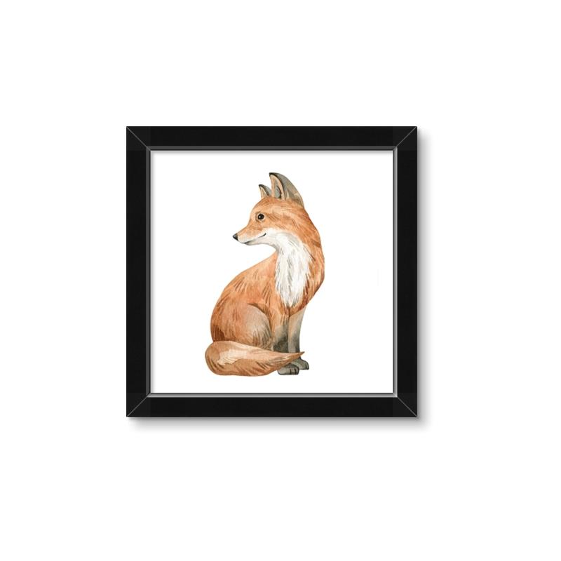 Picture of Forest Fox  _GroupedProduct_Square_Mini_ _GroupedProduct_Square_Framed_Matted_