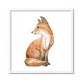 Picture of Forest Fox  _GroupedProduct_Square_Mini_ _GroupedProduct_Square_Framed_Matted_