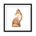 Picture of Forest Fox  _GroupedProduct_Square_Mini_ _GroupedProduct_Square_Framed_Matted_