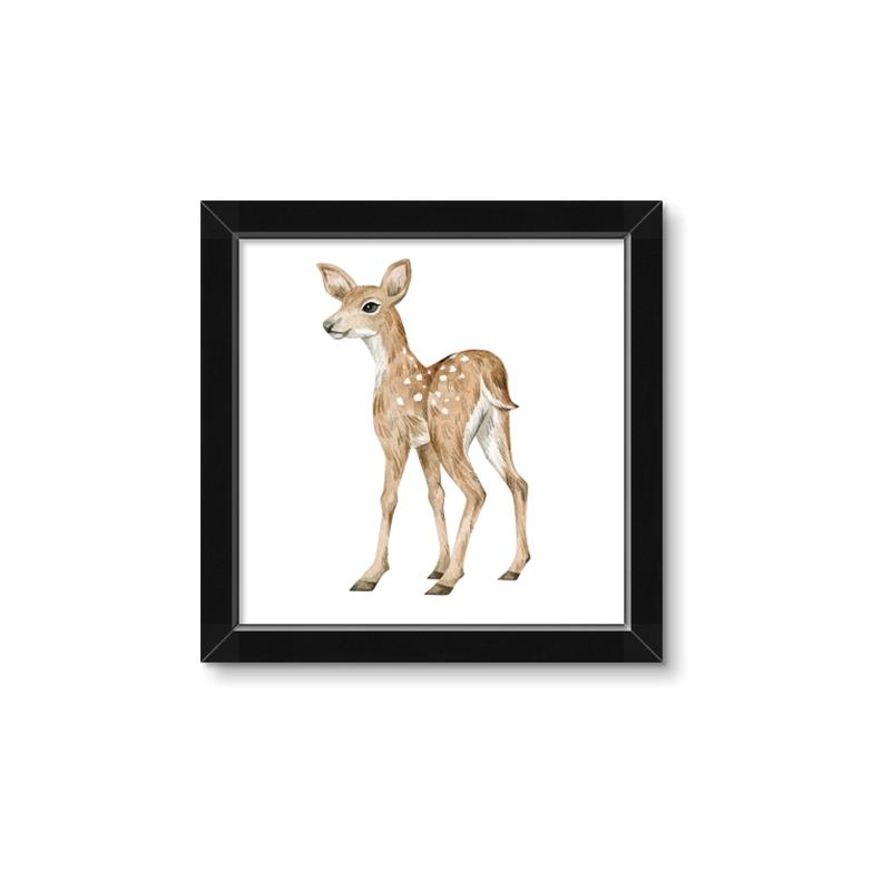 Picture of Forest Deer _GroupedProduct_Square_Mini_ _GroupedProduct_Square_Framed_Matted_