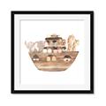 Picture of Watercolor Noahs Ark _GroupedProduct_Square_Mini_ _GroupedProduct_Square_Framed_Matted_