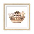 Picture of Watercolor Noahs Ark _GroupedProduct_Square_Mini_ _GroupedProduct_Square_Framed_Matted_