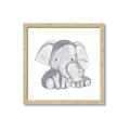 Picture of Mother and baby elephant _GroupedProduct_Square_Mini_ _GroupedProduct_Square_Framed_Matted_