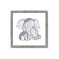 Picture of Mother and baby elephant _GroupedProduct_Square_Mini_ _GroupedProduct_Square_Framed_Matted_