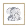 Picture of Mother and baby elephant _GroupedProduct_Square_Mini_ _GroupedProduct_Square_Framed_Matted_
