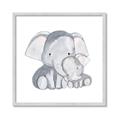 Picture of Mother and baby elephant _GroupedProduct_Square_Mini_ _GroupedProduct_Square_Framed_Matted_