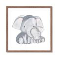 Picture of Mother and baby elephant _GroupedProduct_Square_Mini_ _GroupedProduct_Square_Framed_Matted_
