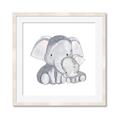 Picture of Mother and baby elephant _GroupedProduct_Square_Mini_ _GroupedProduct_Square_Framed_Matted_