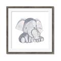 Picture of Mother and baby elephant _GroupedProduct_Square_Mini_ _GroupedProduct_Square_Framed_Matted_