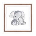 Picture of Mother and baby elephant _GroupedProduct_Square_Mini_ _GroupedProduct_Square_Framed_Matted_