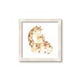Picture of Mother and baby Giraffe _GroupedProduct_Square_Mini_ _GroupedProduct_Square_Framed_Matted_