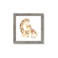 Picture of Mother and baby Giraffe _GroupedProduct_Square_Mini_ _GroupedProduct_Square_Framed_Matted_