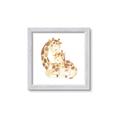 Picture of Mother and baby Giraffe _GroupedProduct_Square_Mini_ _GroupedProduct_Square_Framed_Matted_