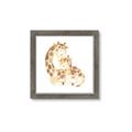 Picture of Mother and baby Giraffe _GroupedProduct_Square_Mini_ _GroupedProduct_Square_Framed_Matted_