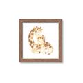 Picture of Mother and baby Giraffe _GroupedProduct_Square_Mini_ _GroupedProduct_Square_Framed_Matted_