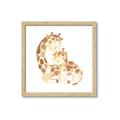 Picture of Mother and baby Giraffe _GroupedProduct_Square_Mini_ _GroupedProduct_Square_Framed_Matted_