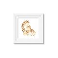 Picture of Mother and baby Giraffe _GroupedProduct_Square_Mini_ _GroupedProduct_Square_Framed_Matted_