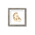 Picture of Mother and baby Giraffe _GroupedProduct_Square_Mini_ _GroupedProduct_Square_Framed_Matted_