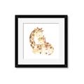 Picture of Mother and baby Giraffe _GroupedProduct_Square_Mini_ _GroupedProduct_Square_Framed_Matted_