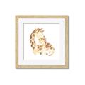Picture of Mother and baby Giraffe _GroupedProduct_Square_Mini_ _GroupedProduct_Square_Framed_Matted_