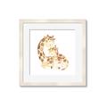 Picture of Mother and baby Giraffe _GroupedProduct_Square_Mini_ _GroupedProduct_Square_Framed_Matted_