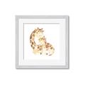 Picture of Mother and baby Giraffe _GroupedProduct_Square_Mini_ _GroupedProduct_Square_Framed_Matted_