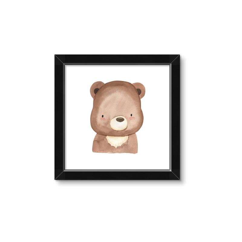 Picture of Bear Face _GroupedProduct_Square_Mini_ _GroupedProduct_Square_Framed_Matted_