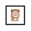 Picture of Bear Face _GroupedProduct_Square_Mini_ _GroupedProduct_Square_Framed_Matted_