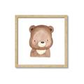 Picture of Bear Face _GroupedProduct_Square_Mini_ _GroupedProduct_Square_Framed_Matted_