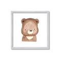 Picture of Bear Face _GroupedProduct_Square_Mini_ _GroupedProduct_Square_Framed_Matted_
