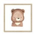 Picture of Bear Face _GroupedProduct_Square_Mini_ _GroupedProduct_Square_Framed_Matted_