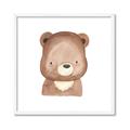Picture of Bear Face _GroupedProduct_Square_Mini_ _GroupedProduct_Square_Framed_Matted_