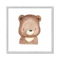 Picture of Bear Face _GroupedProduct_Square_Mini_ _GroupedProduct_Square_Framed_Matted_