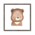 Picture of Bear Face _GroupedProduct_Square_Mini_ _GroupedProduct_Square_Framed_Matted_