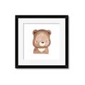 Picture of Bear Face _GroupedProduct_Square_Mini_ _GroupedProduct_Square_Framed_Matted_