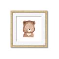 Picture of Bear Face _GroupedProduct_Square_Mini_ _GroupedProduct_Square_Framed_Matted_