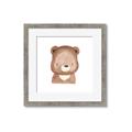 Picture of Bear Face _GroupedProduct_Square_Mini_ _GroupedProduct_Square_Framed_Matted_
