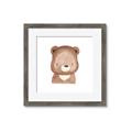 Picture of Bear Face _GroupedProduct_Square_Mini_ _GroupedProduct_Square_Framed_Matted_