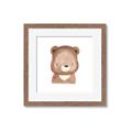 Picture of Bear Face _GroupedProduct_Square_Mini_ _GroupedProduct_Square_Framed_Matted_