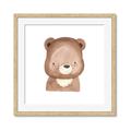Picture of Bear Face _GroupedProduct_Square_Mini_ _GroupedProduct_Square_Framed_Matted_