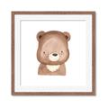 Picture of Bear Face _GroupedProduct_Square_Mini_ _GroupedProduct_Square_Framed_Matted_
