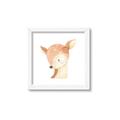 Picture of Deer Face _GroupedProduct_Square_Mini_ _GroupedProduct_Square_Framed_Matted_