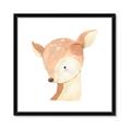 Picture of Deer Face _GroupedProduct_Square_Mini_ _GroupedProduct_Square_Framed_Matted_