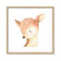 Picture of Deer Face _GroupedProduct_Square_Mini_ _GroupedProduct_Square_Framed_Matted_